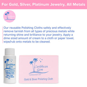 CG - All About Metals Kit - 2OZ Bottle with Polishing Cleaning Cloth - Now with (Free USA Shipping)