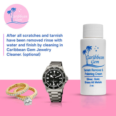 Caribbean Gem Jewelry Cleaner - All About Metals Kit Polish Silver