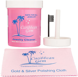 CG Jewelry Cleaner Jar - 8oz - Now with Cloth and (Free USA Shipping)